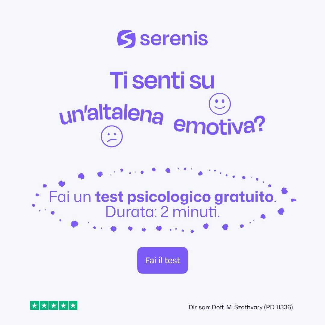 Serenis Facebook ad: Test Disturbo Borderline gratis