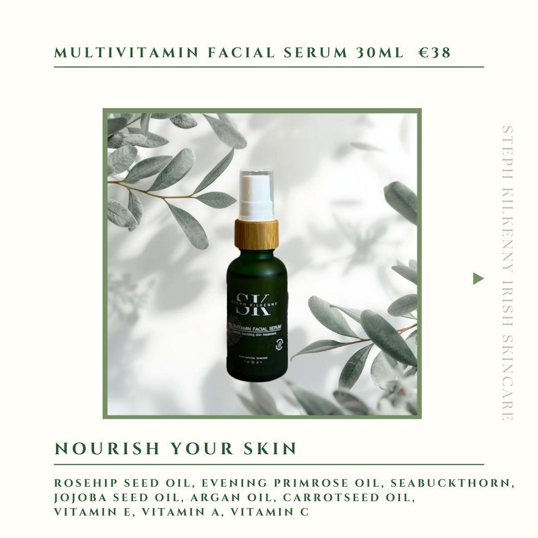 Steph Kilkenny Natural Skincare Facebook ad: West of Ireland skin care made using natural…