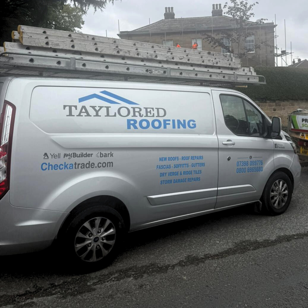 Taylored Roofing Facebook ad: Get A Fair Roofing Quote