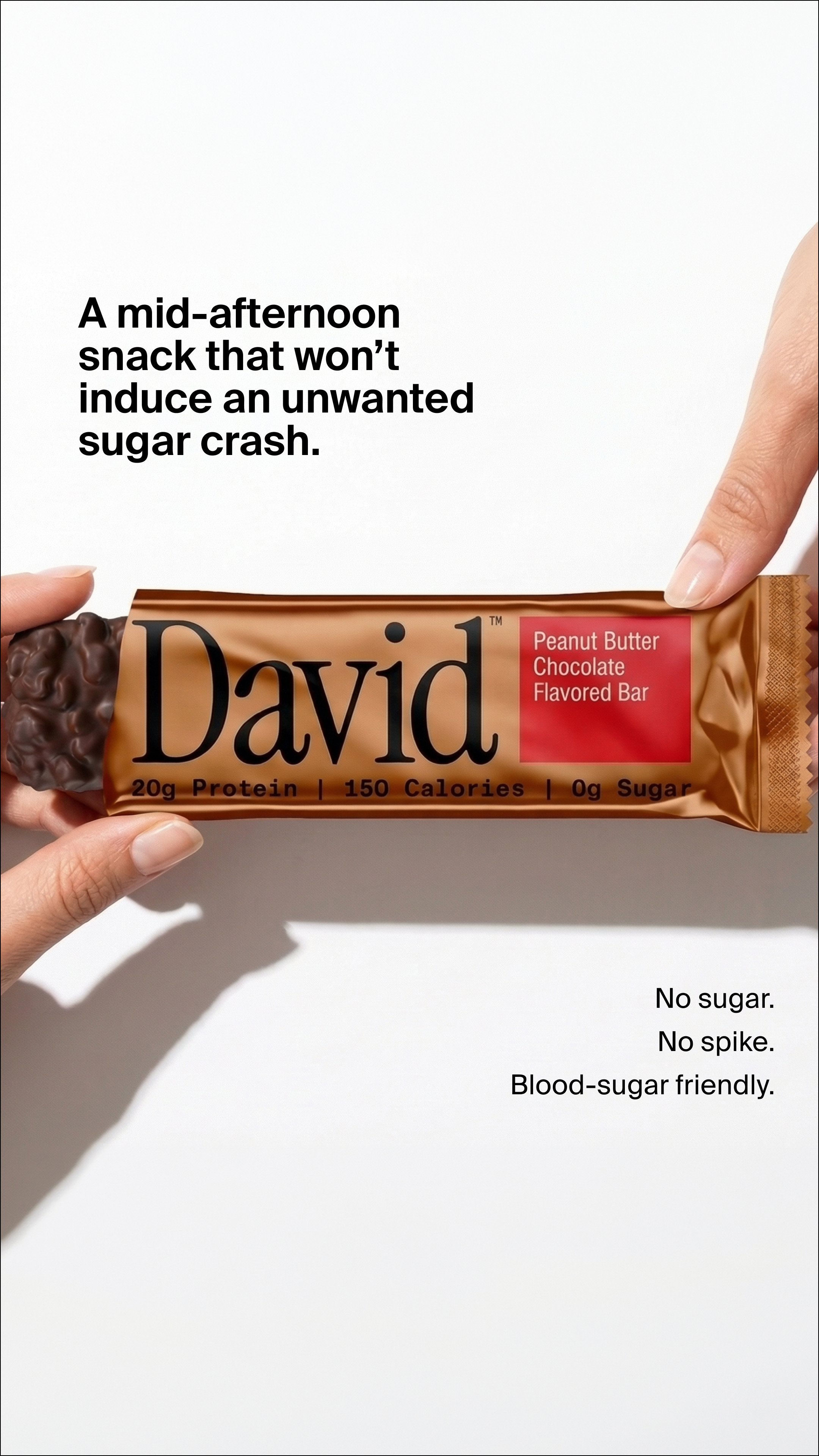 David Protein Facebook ad