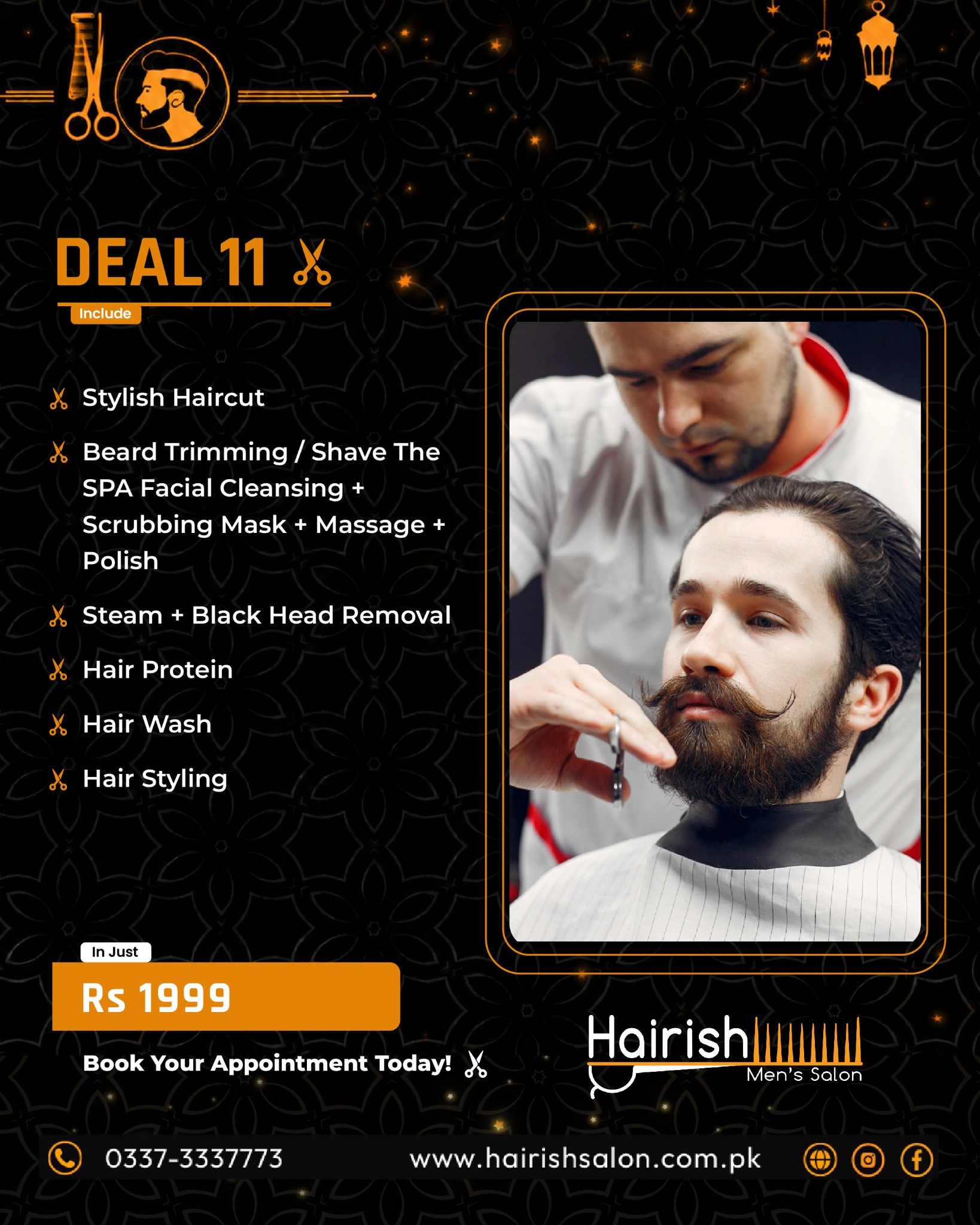 Hairish Men's Salon Facebook ad: POV: Haircut postpone karte karte look hi postpone…