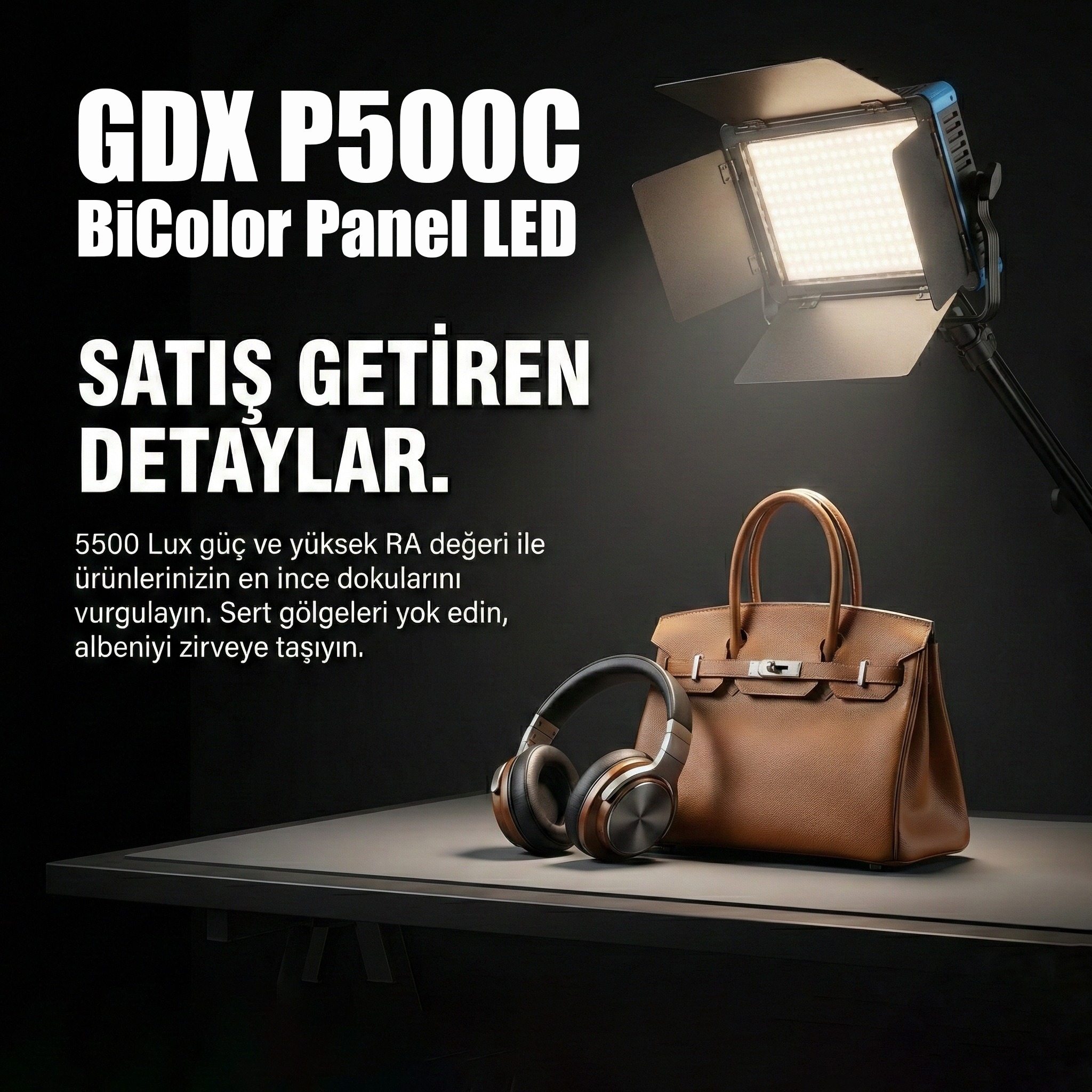 Can Fotograf Ve Reklam Malzemeleri Facebook ad: Işık Değil, Bir Prodüksiyon Devrimi: GDX P500C!
