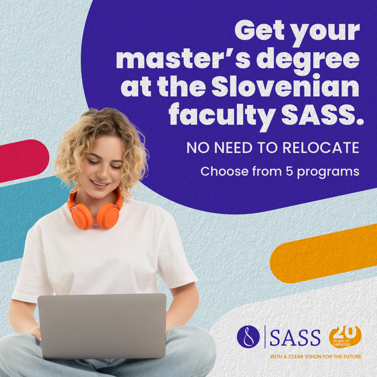 Fakulteta za uporabne družbene študije (FUDŠ) Facebook ad: Earn your level 7 qualification