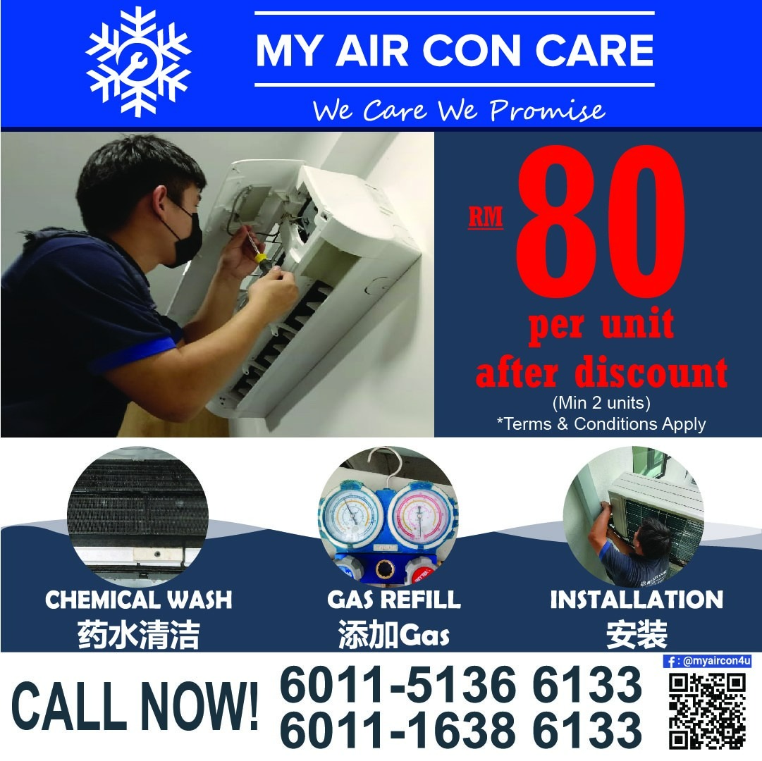 My Air Conditioning Services Sdn Bhd Facebook ad: Chat with us