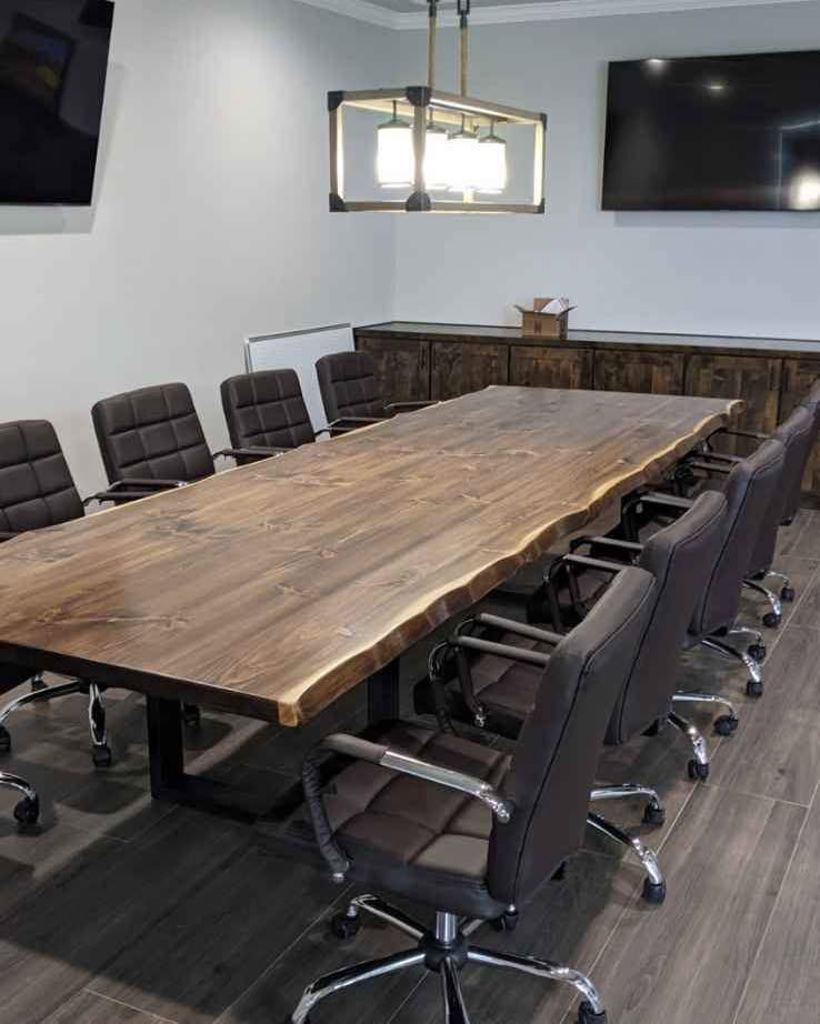 Justine Parker Facebook ad: Handcrafted Conference tables brand new • FREE DELIVERY IN…