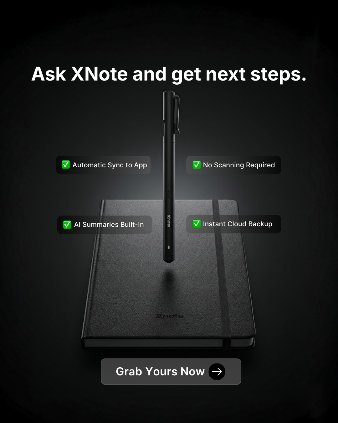 XNote AI Facebook ad