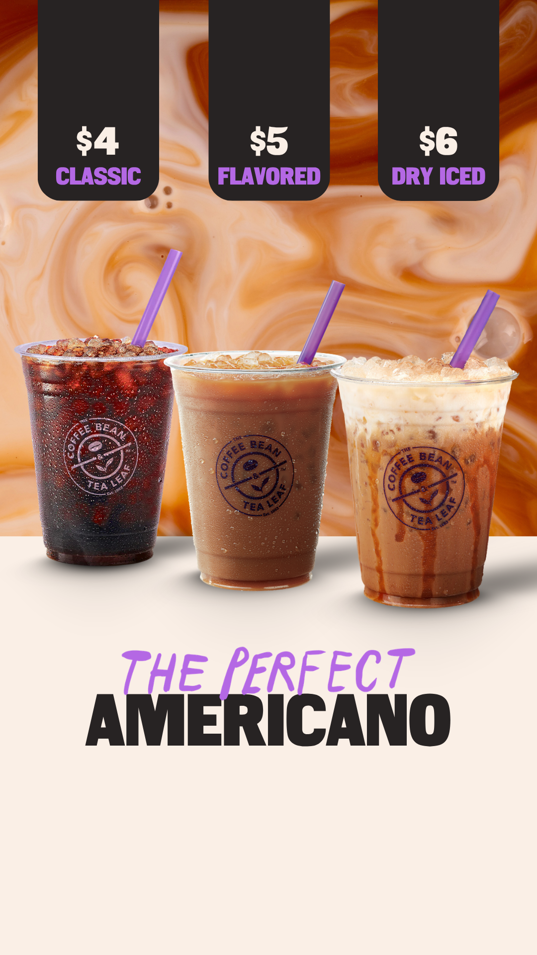 The Coffee Bean & Tea Leaf Facebook ad from Jul 1, 2026