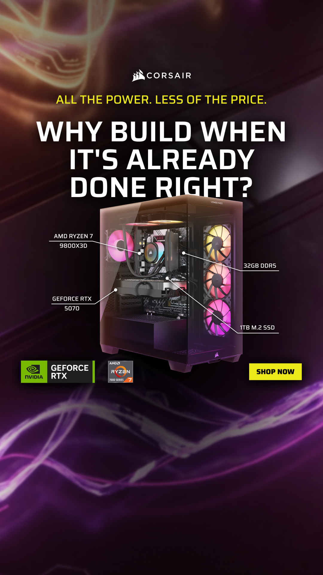 CORSAIR Facebook ad