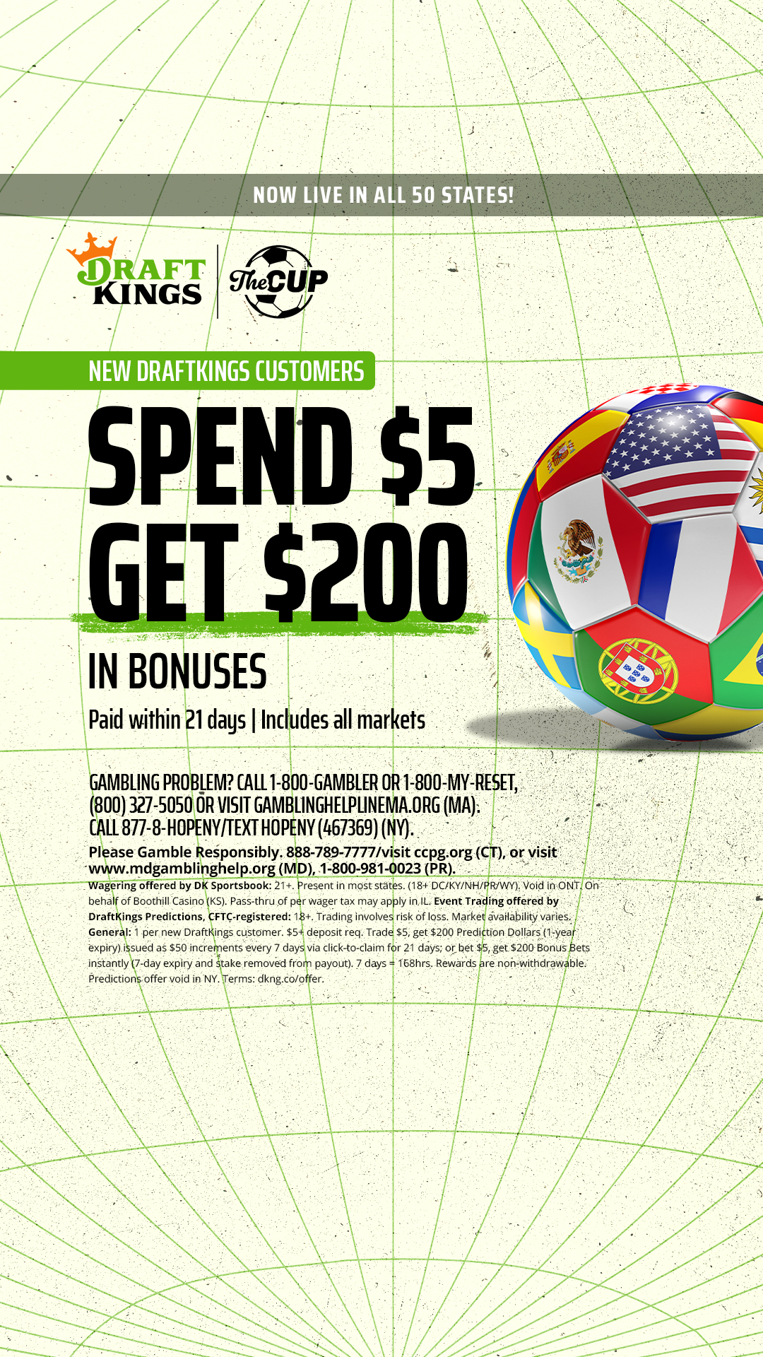 DraftKings Sports Facebook ad