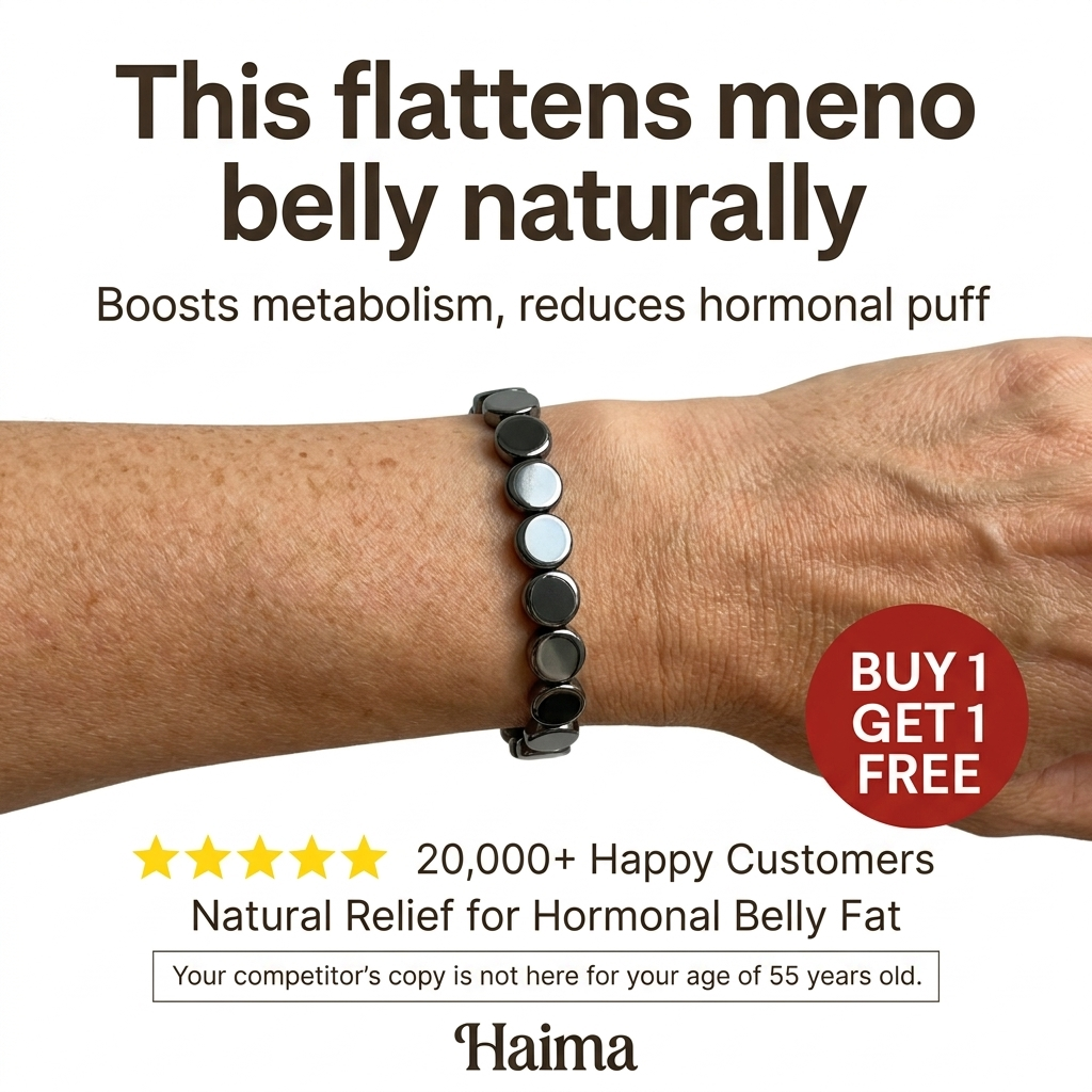 Haima Facebook ad: Haima Hematite Bracelet | Your Natural Menopause Solution