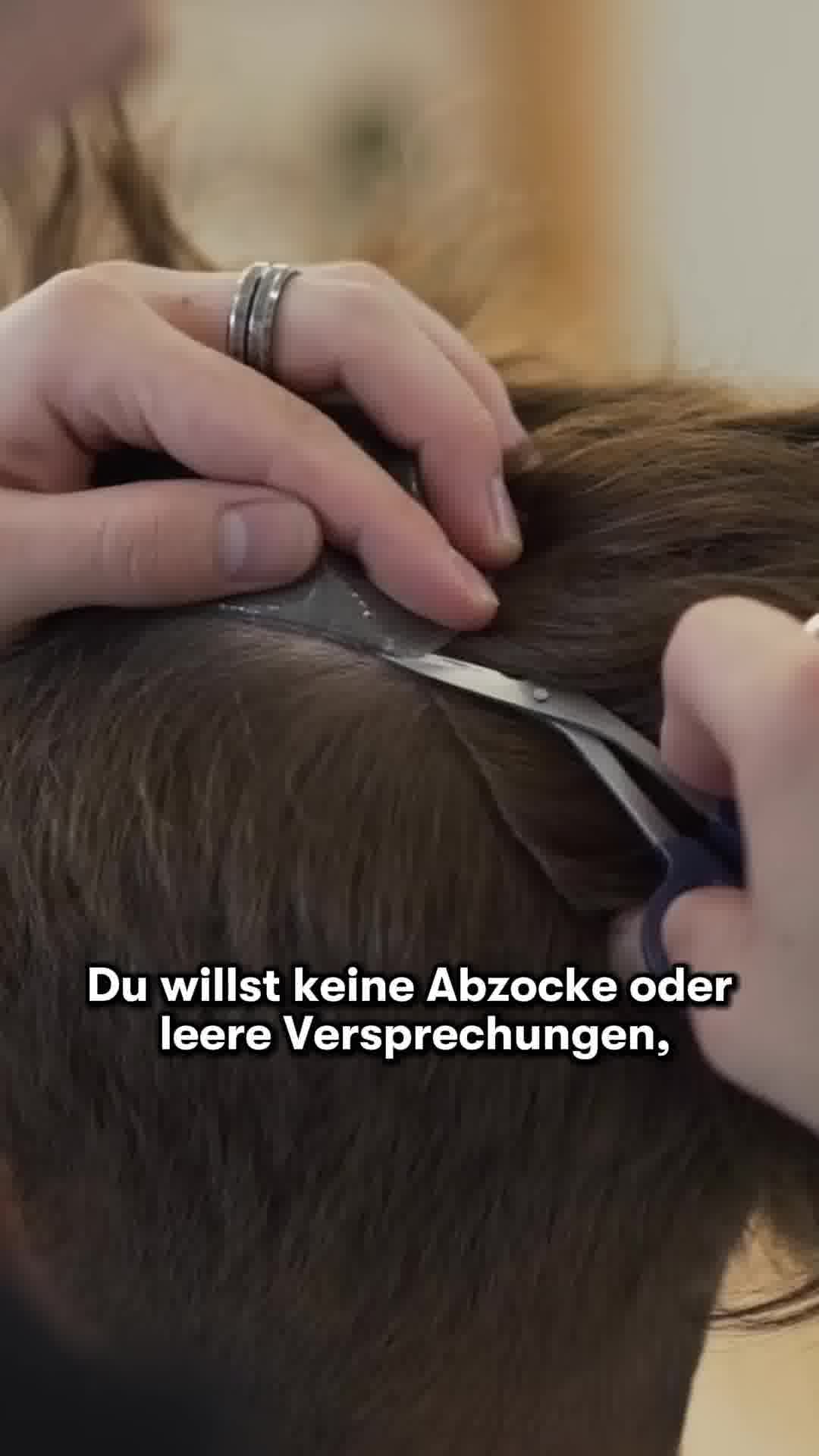 O.C. Hairsystems Facebook ad: Dein Comeback. Mit vollen Haaren.