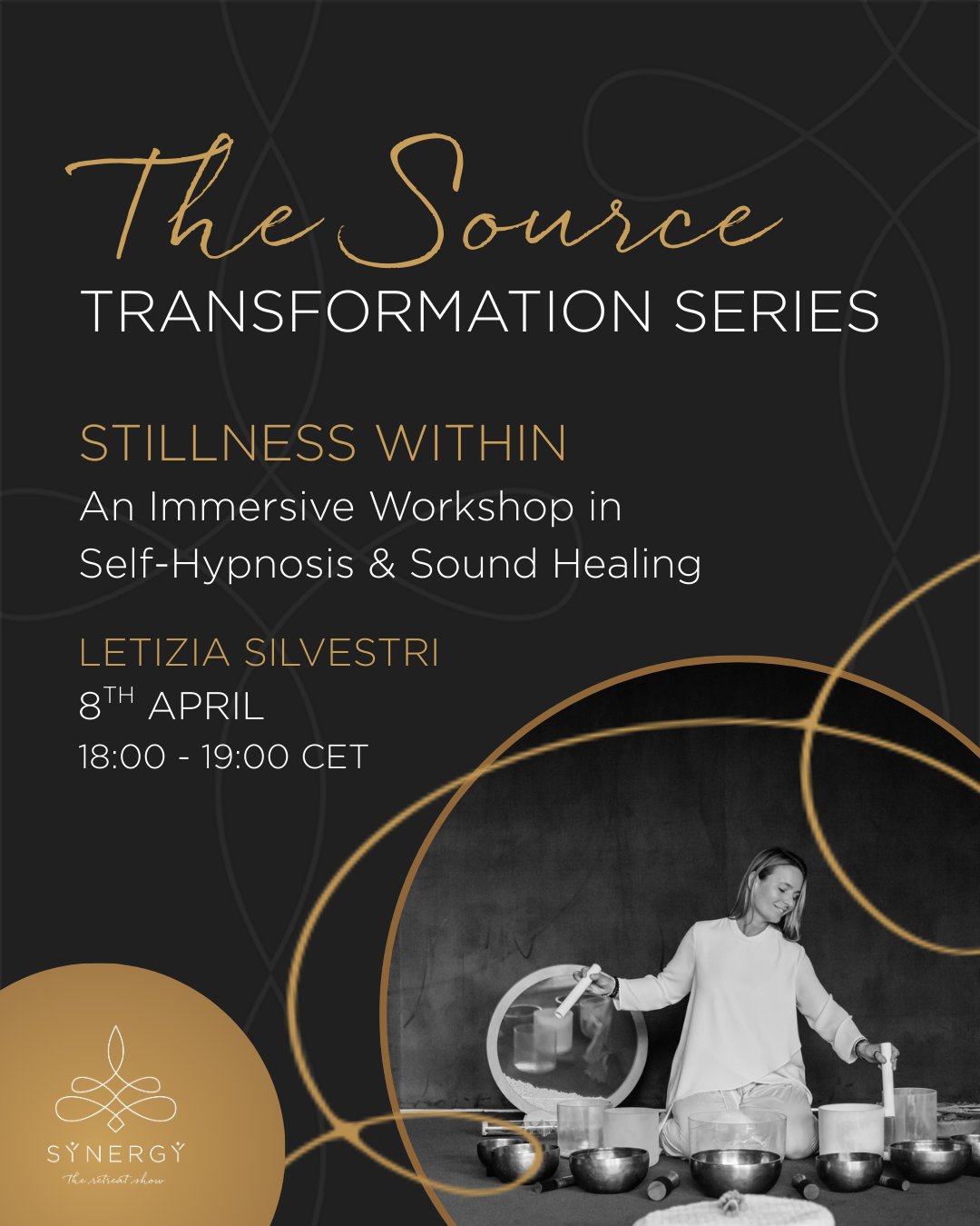 Synergy - The Retreat Show Facebook ad: The world doesn’t stop.