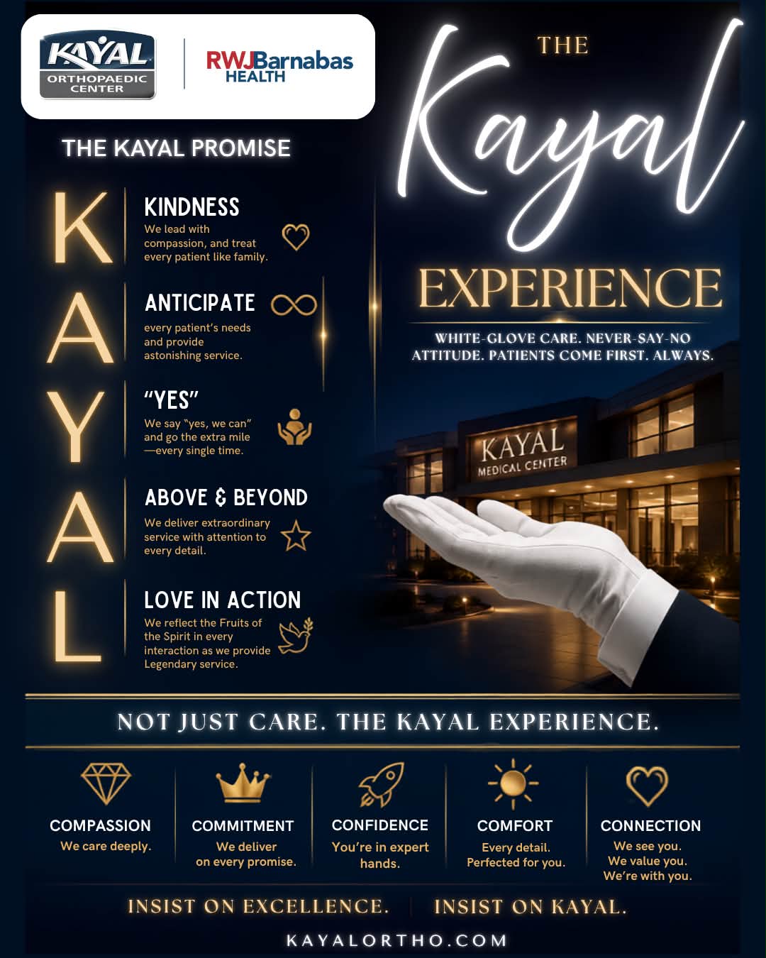 Kayal Orthopaedic Center Facebook ad: THE KAYAL EXPERIENCE