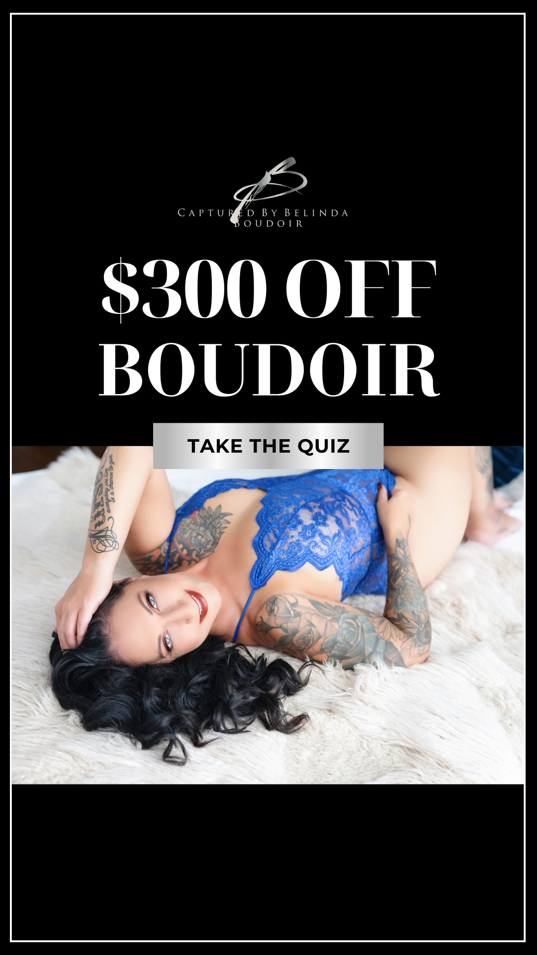 Captured By Belinda Boudoir Facebook ad