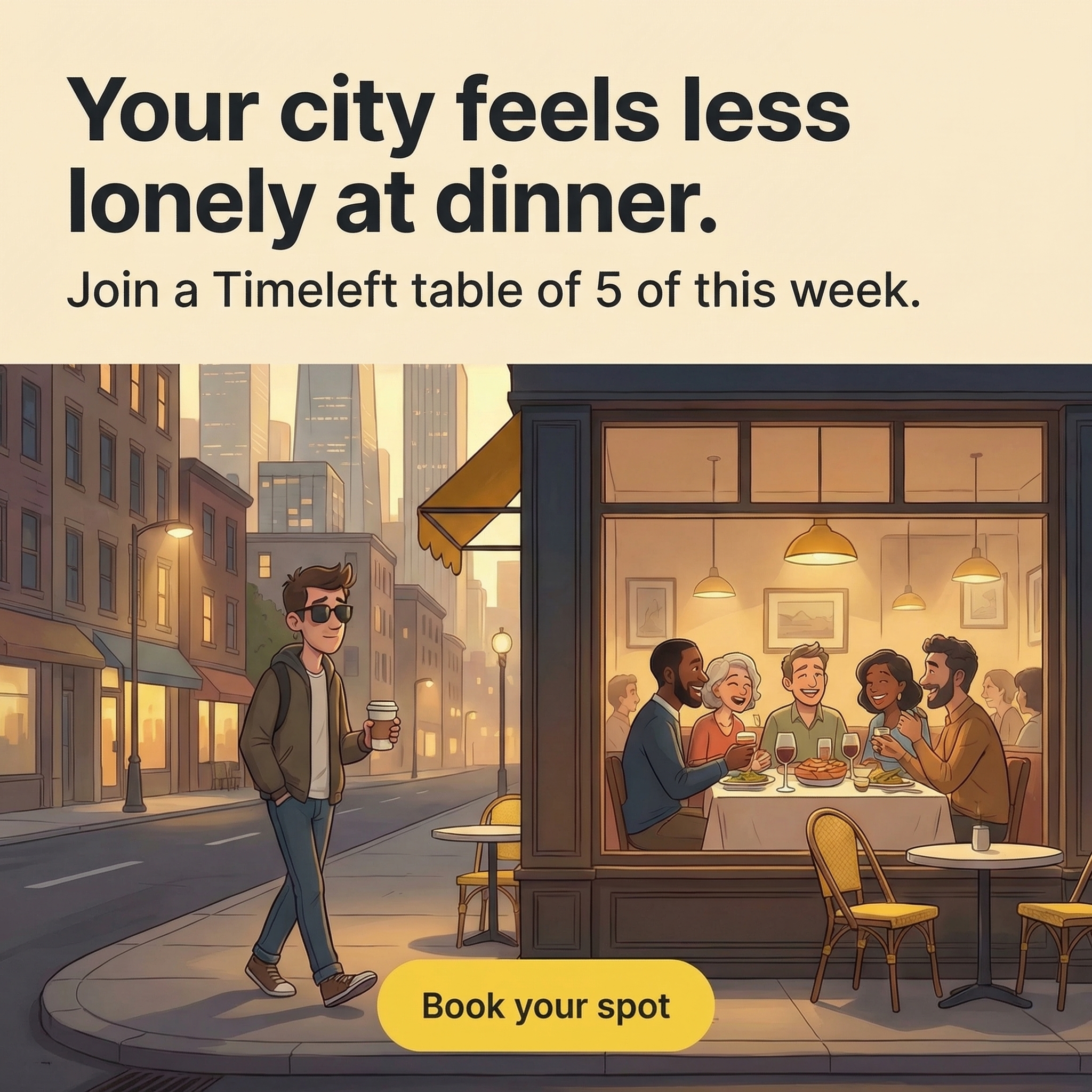 Timeleft Facebook ad