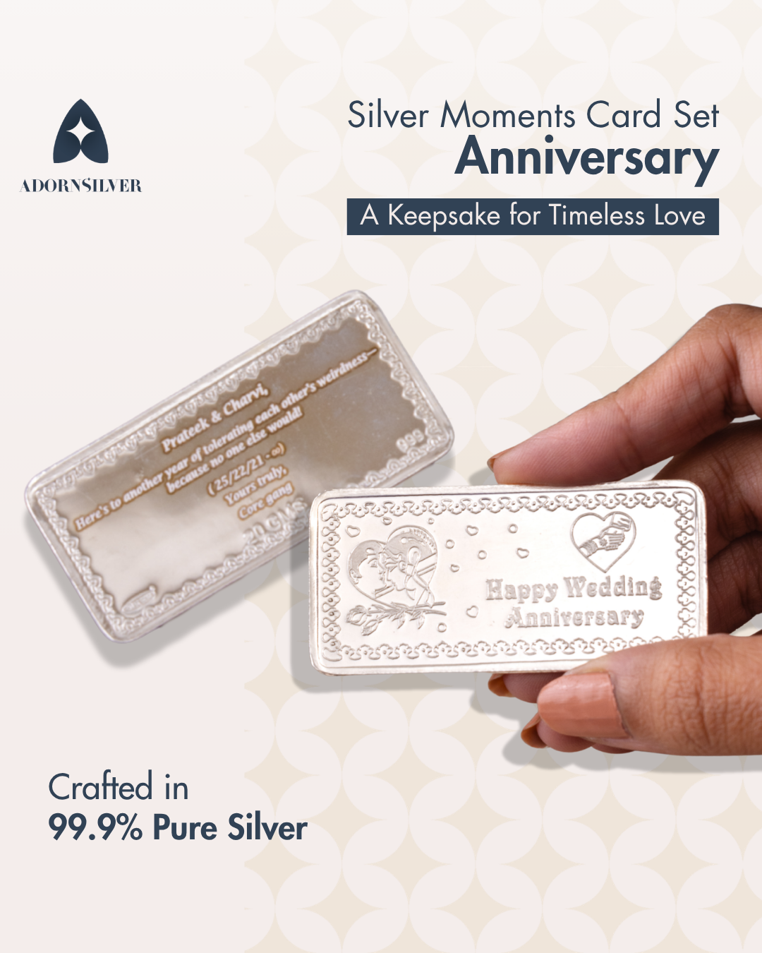 Adorn Silver Facebook ad from Jun 21, 2026