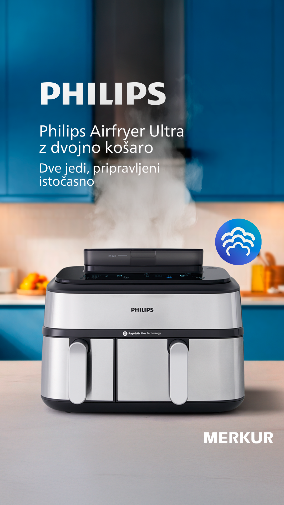 Philips Home Living Facebook ad: Kupite v Merkurju