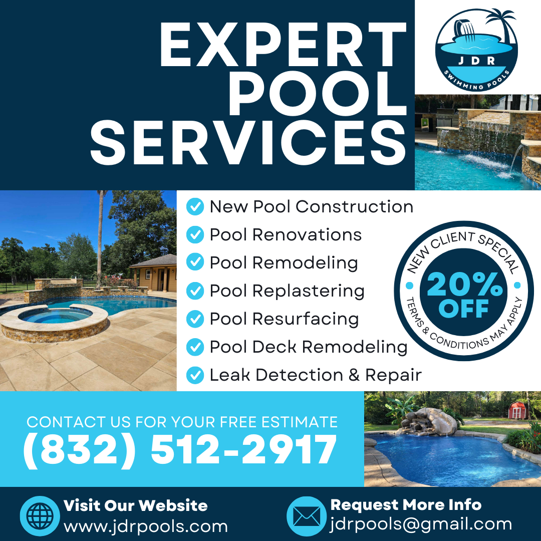 JDR swimming pools Facebook ad: No Shortcuts. Just Quality