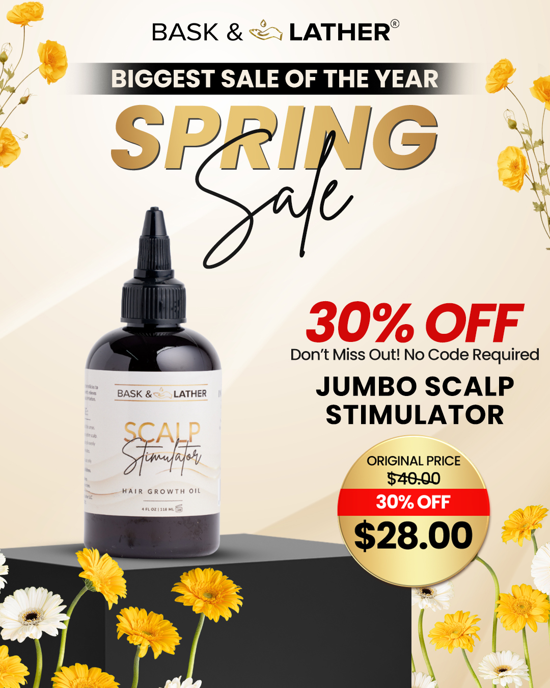 Bask & Lather Co Facebook ad