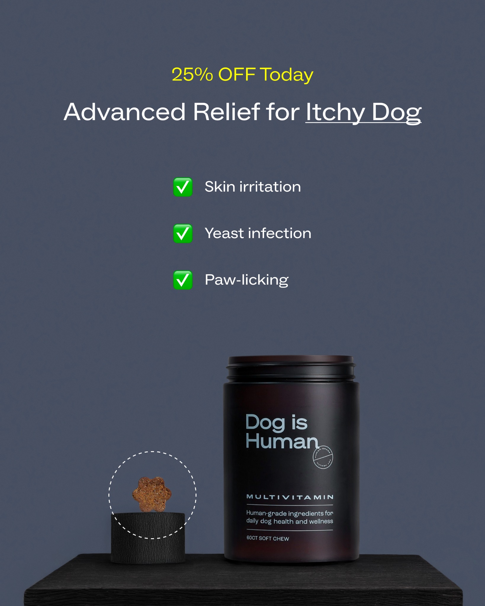 Dog is Human Facebook ad