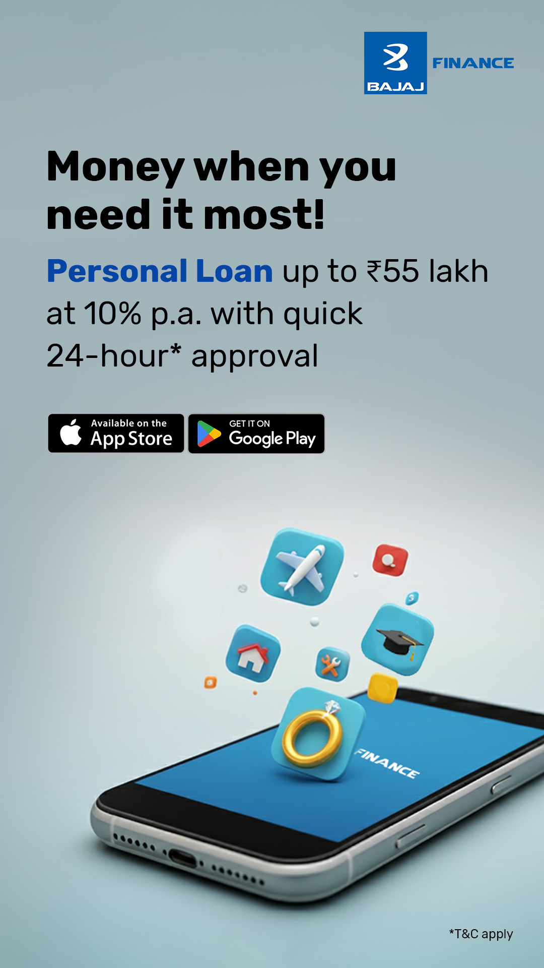 Bajaj Finserv Facebook ad