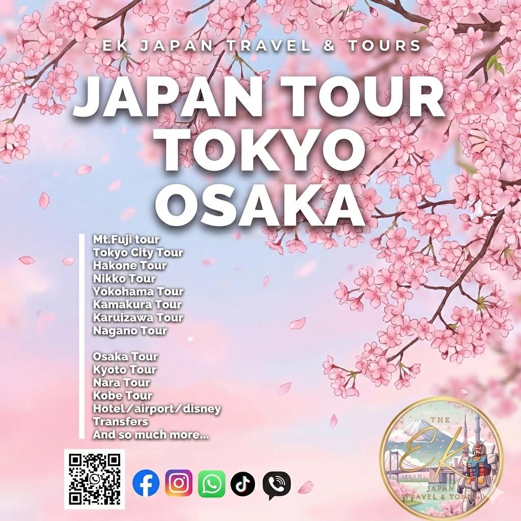 EK Japan Travel Moments Facebook ad: Spring in Japan, The Art of Refined Travel