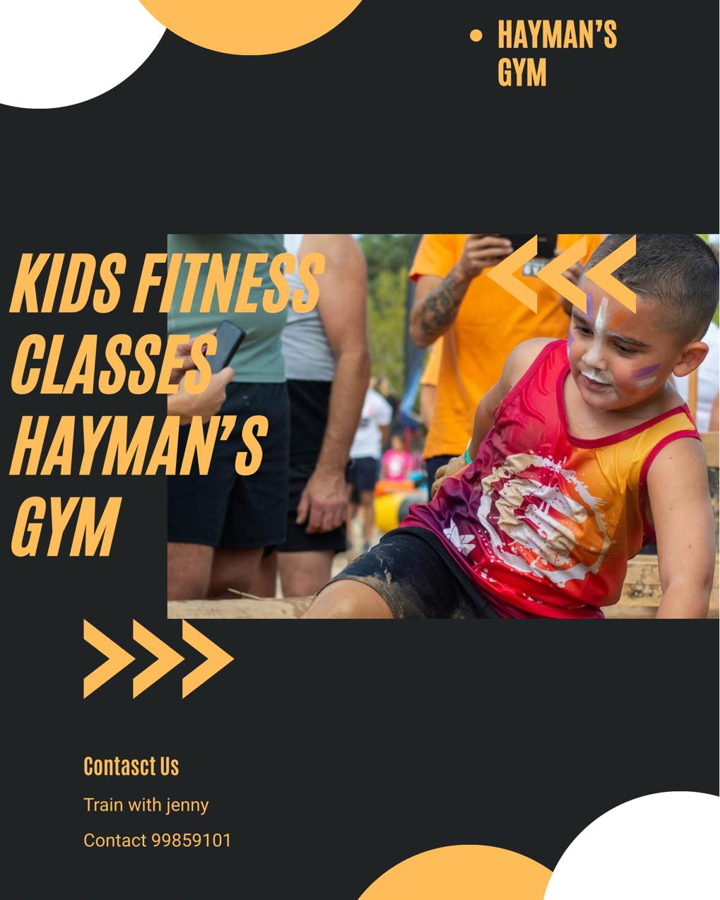Hayman's Gym Facebook ad: KIDS CLASSES at Hayman’s Gym