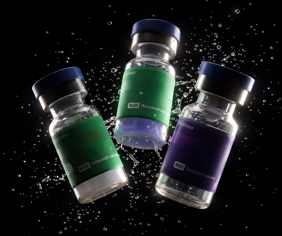 AmiNexa Facebook ad: Buy Research Peptides Online | 99%+ HPLC Purity | AmiNexa