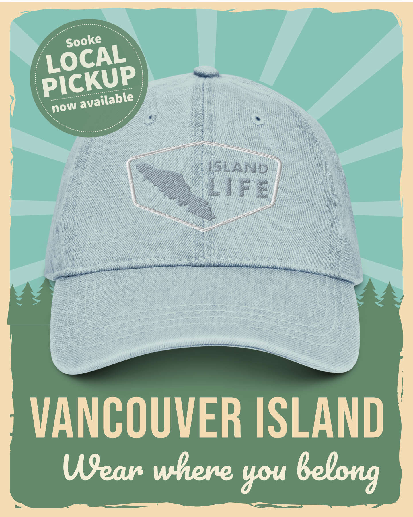 Sooke Mercantile Facebook ad: Wear where you belong