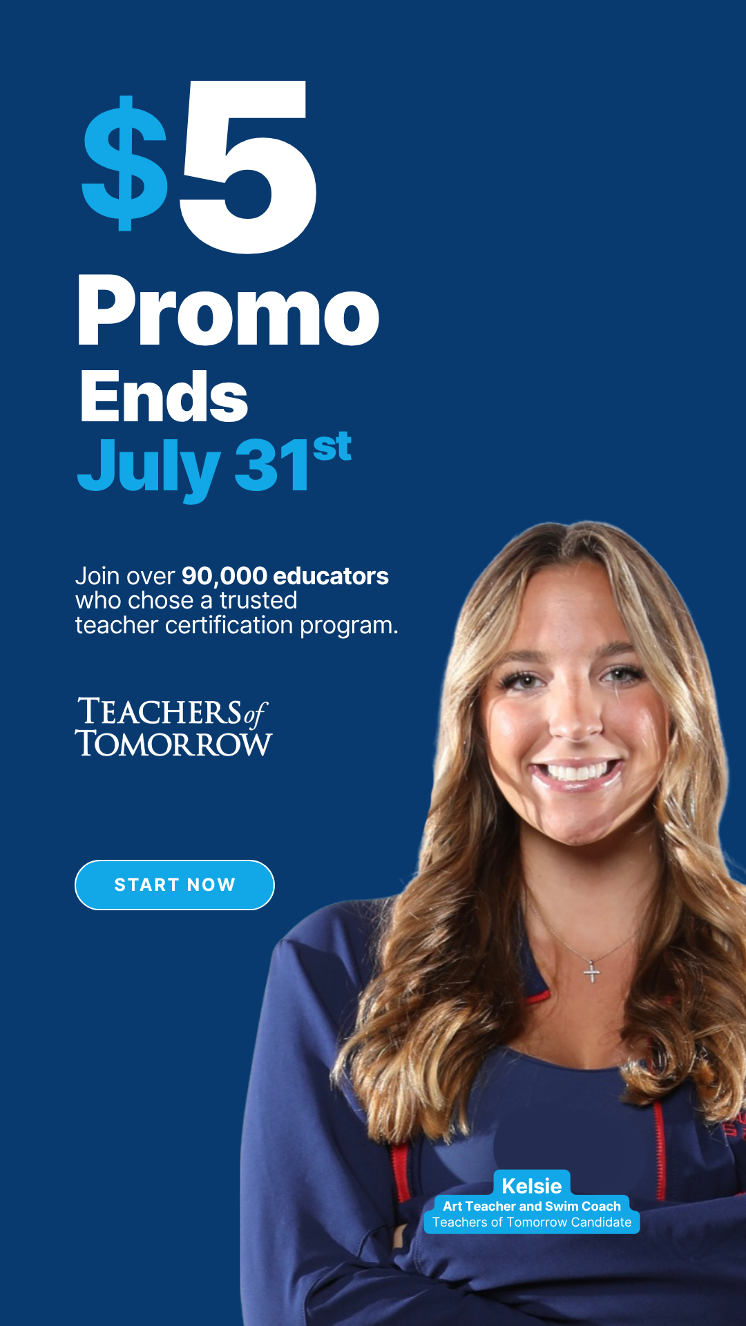 Teachers of Tomorrow Facebook ad