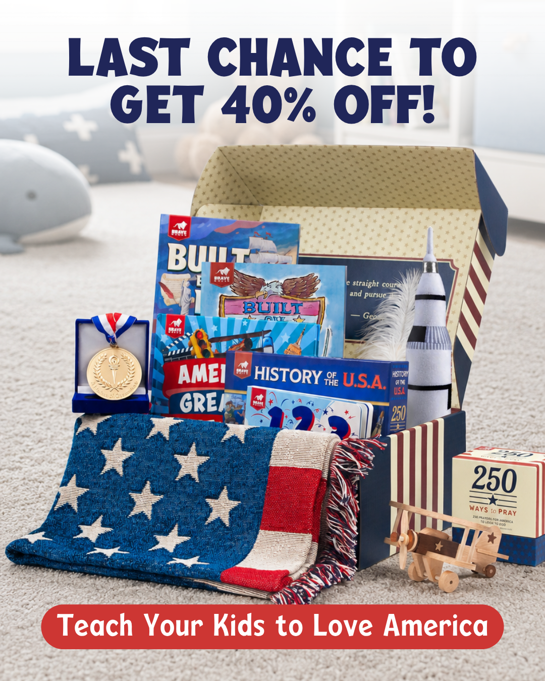 BRAVE Books Facebook ad