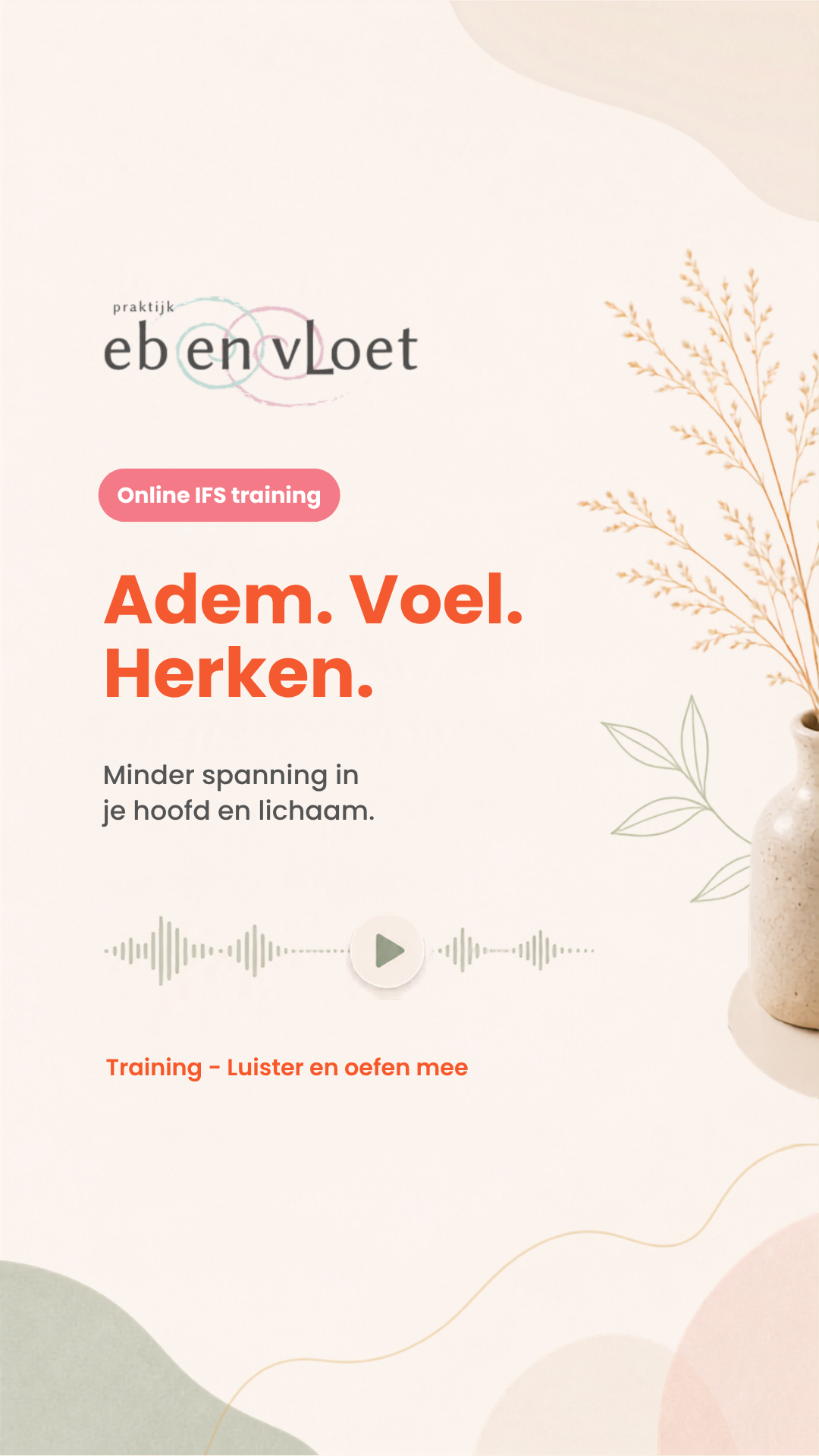 Praktijk eb en vloet Facebook ad: Neem stap voor stap jouw eigen plek in