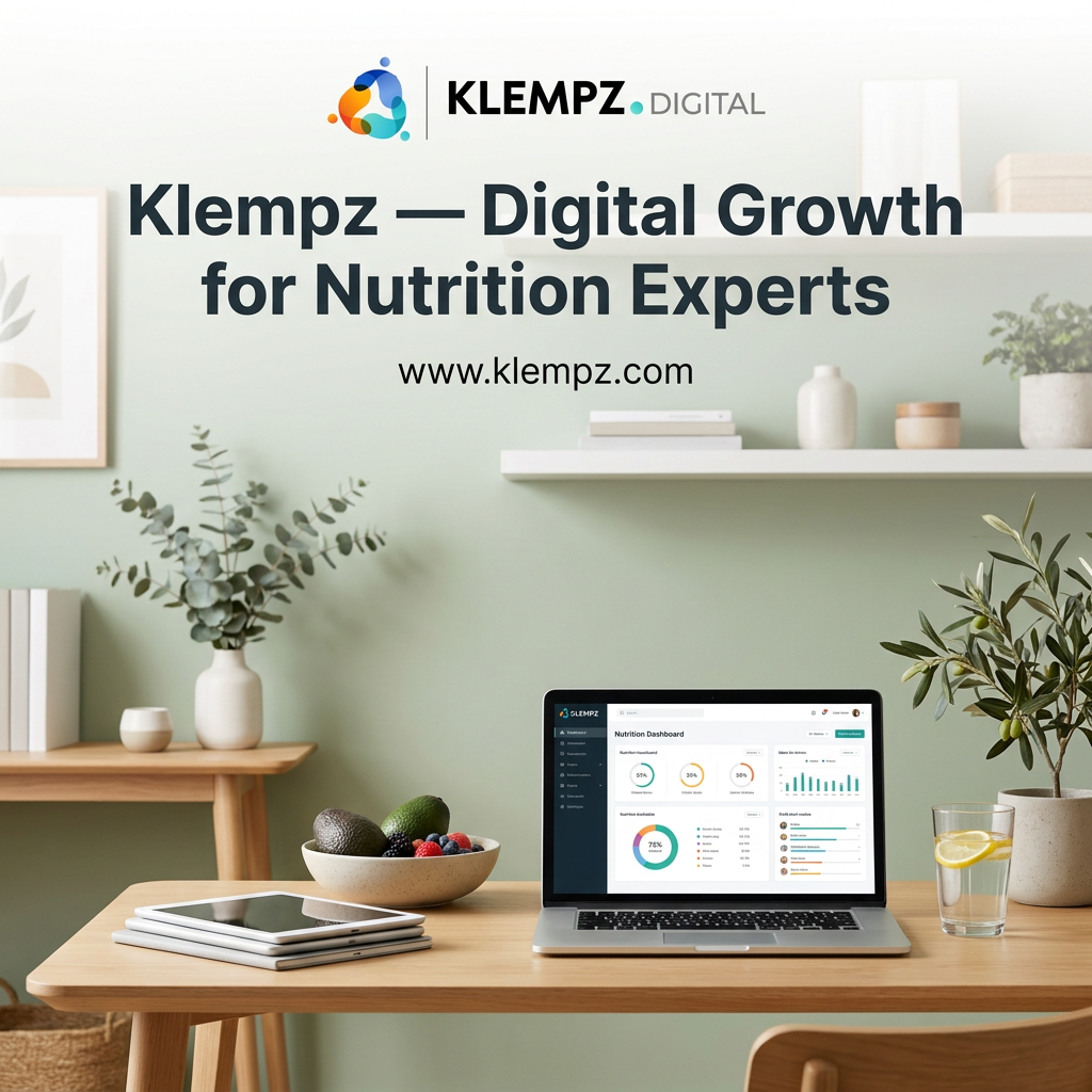 Klempz - Health & Wellness Marketing Facebook ad: Klempz, Growth for Dietitians & Nutritionists