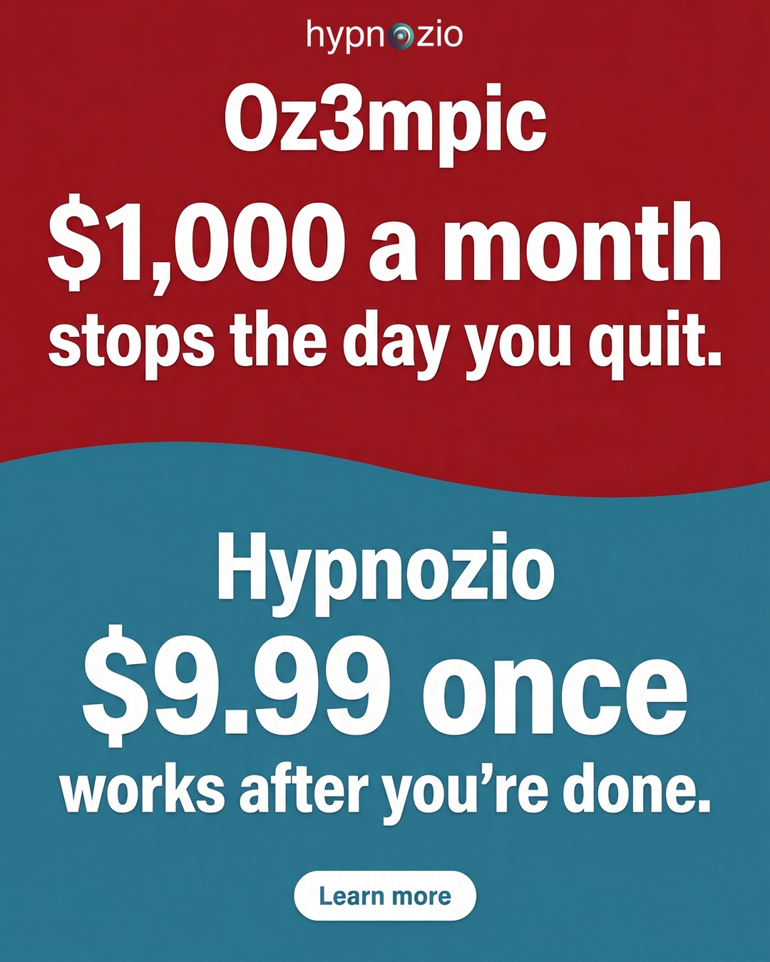 Hypnozio: power of hypnotherapy Facebook ad