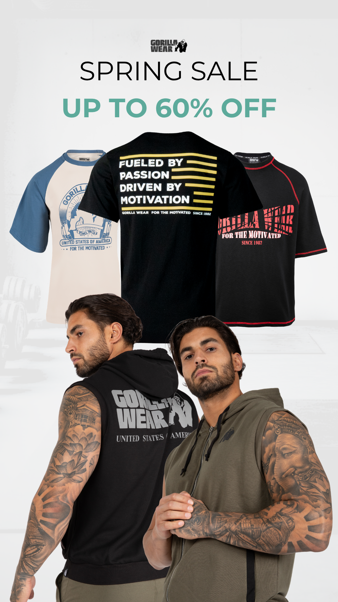 Gorilla Wear Facebook ad