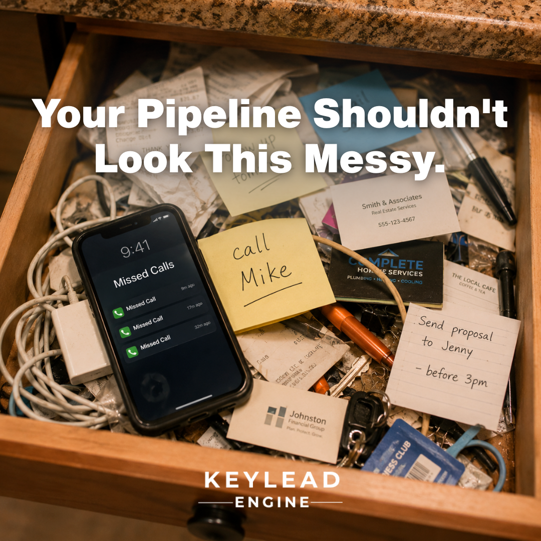KeyLead Engine Facebook ad: Your Pipeline Shouldn't Look Like This