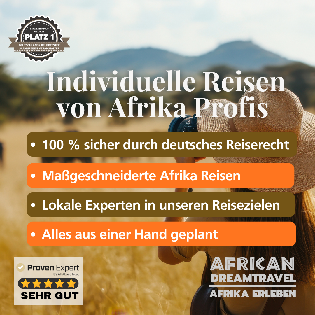 African Dreamtravel Facebook ad: Afrika erleben mit African Dreamtravel