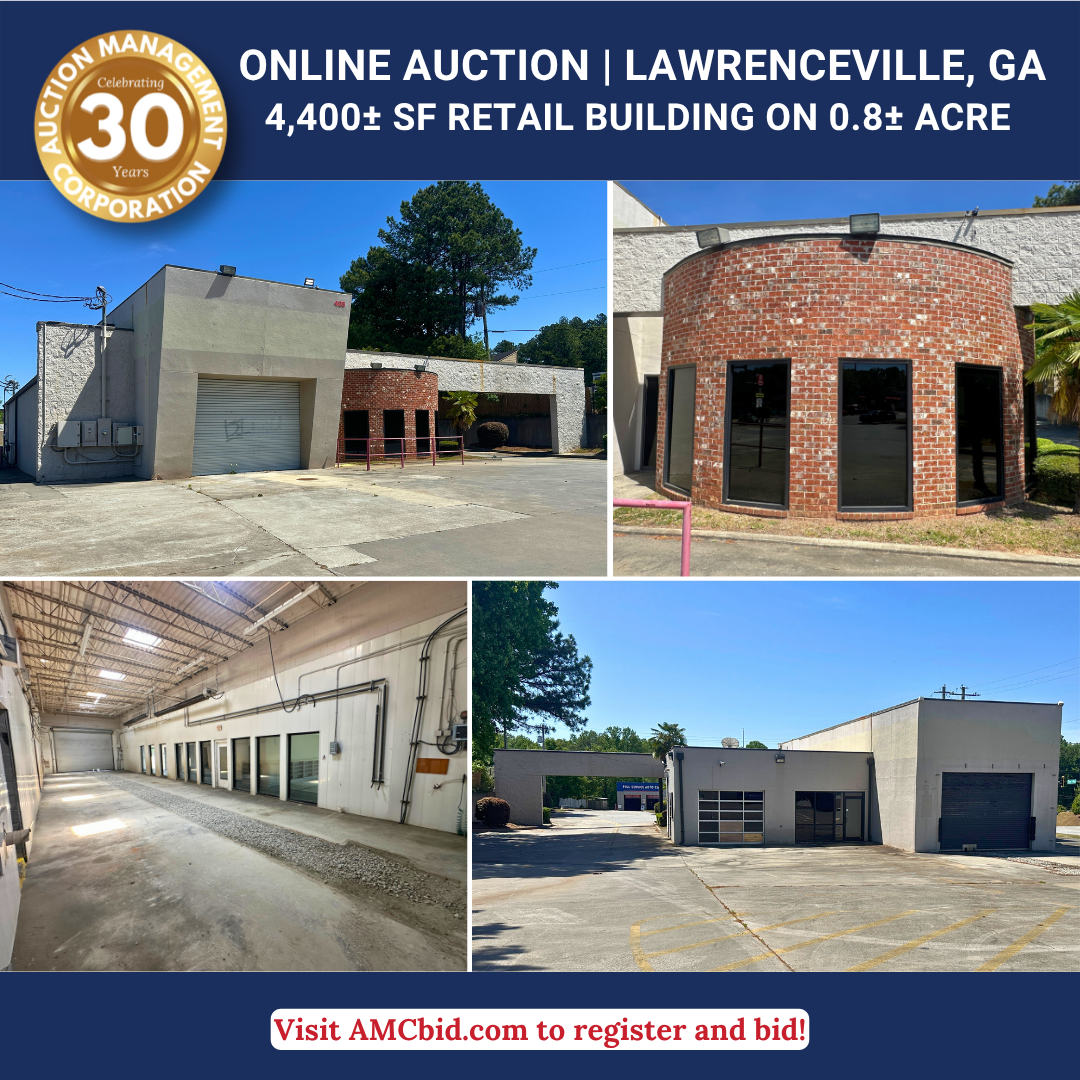 AMCbid Facebook ad: ONLINE AUCTION | 4,400± SF Retail Building |…