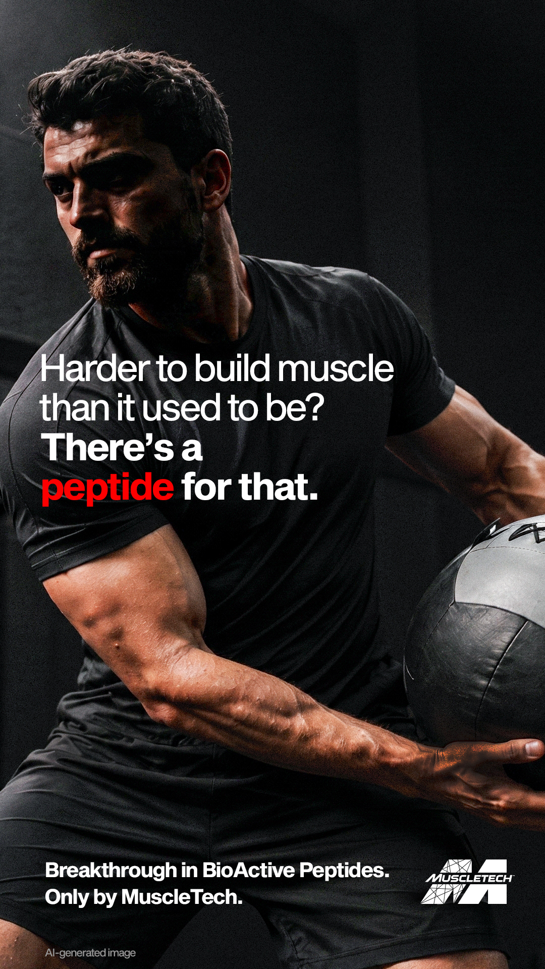 MuscleTech Facebook ad