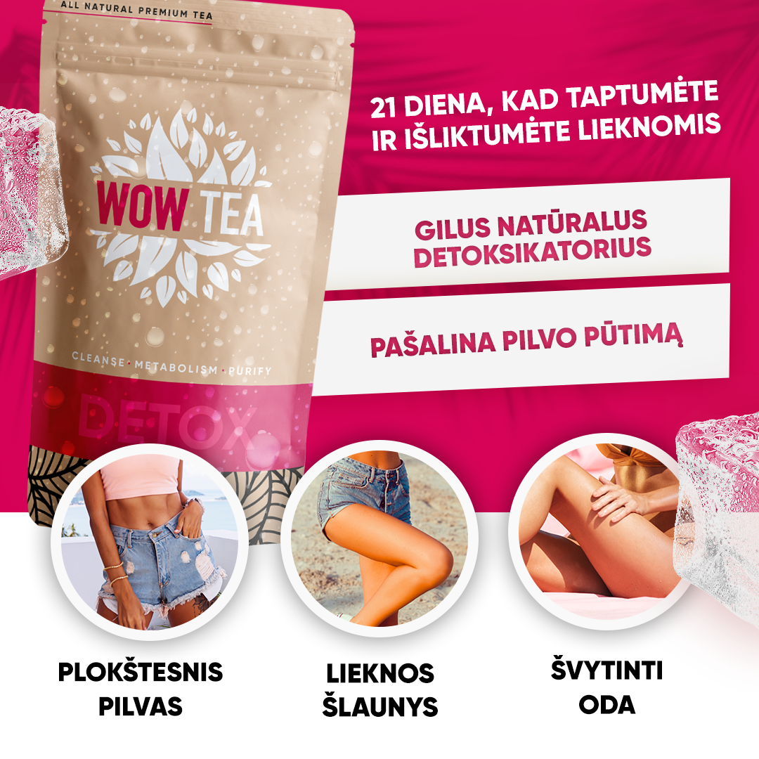 WOW TEA Lietuvos Respublika Facebook ad: Paragaukite efektą jau pirmuoju gurkšniu!