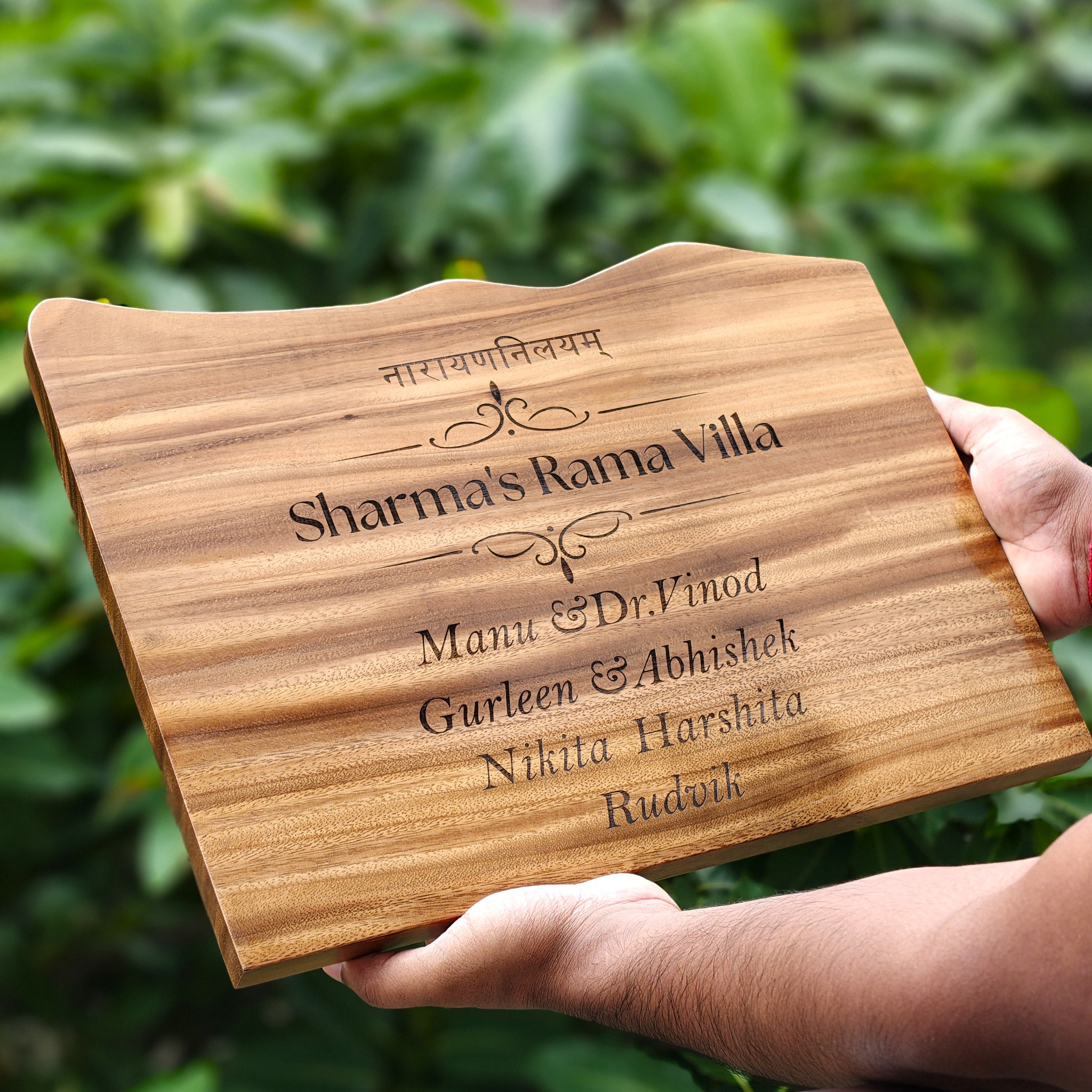 Woodgeek Store India Facebook ad: Dr. B. R Ambedkar Engraved Wood Plaque