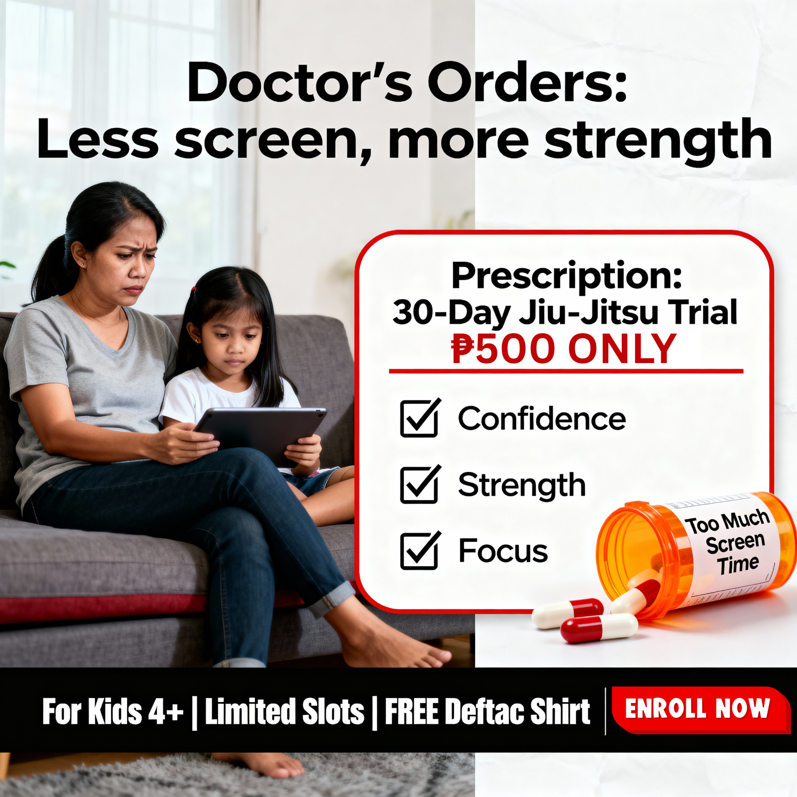 Deftac Iloilo Facebook ad: The Prescription Every Parent Needs