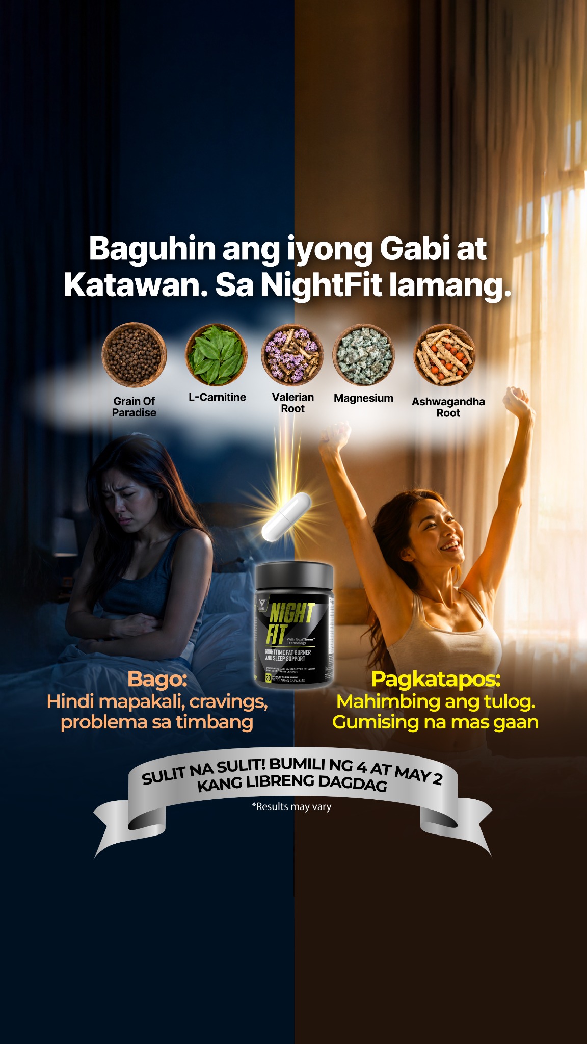 Vlabs NightFit PH Facebook ad