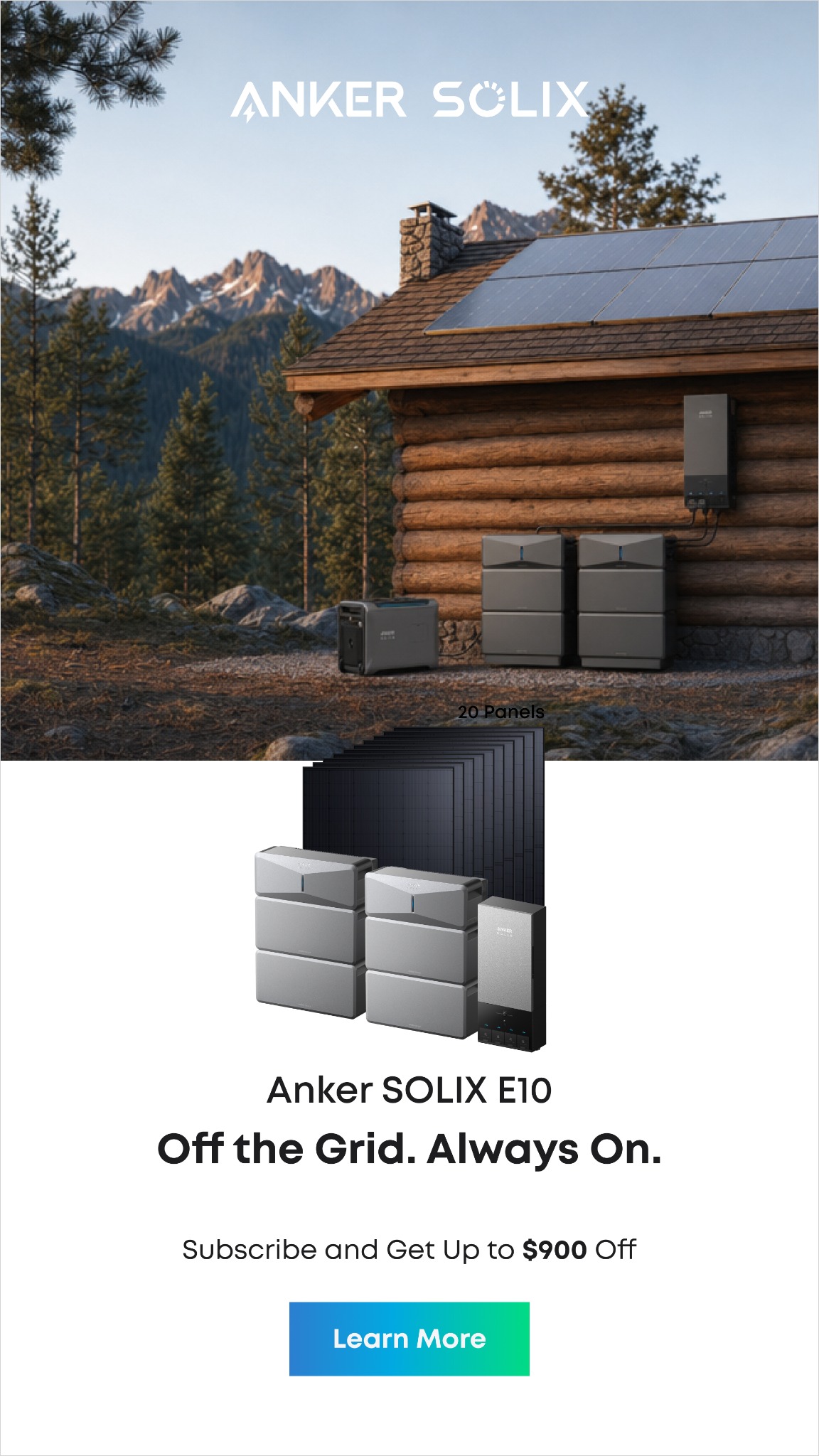 Anker SOLIX Facebook ad