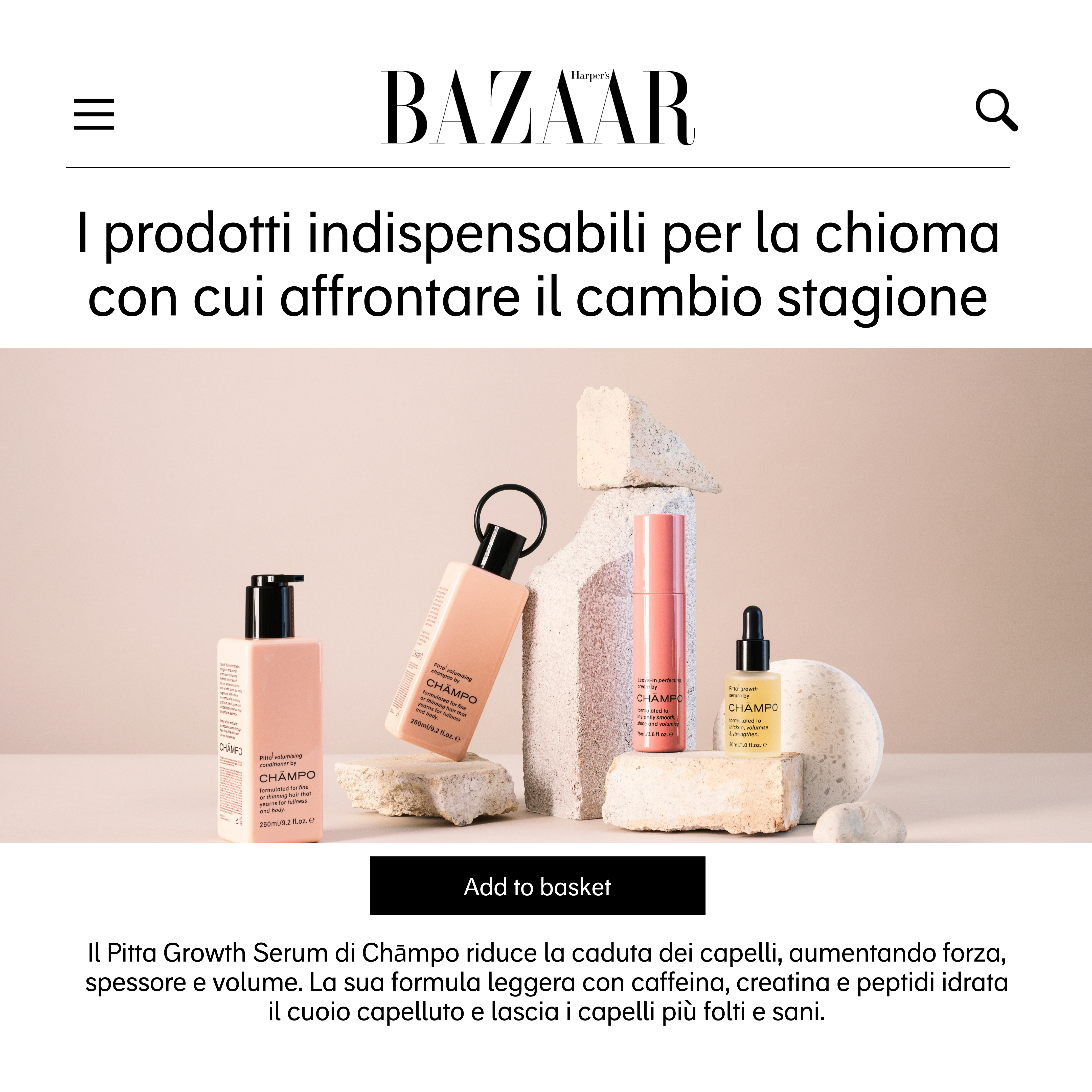 Chāmpo Haircare Facebook ad