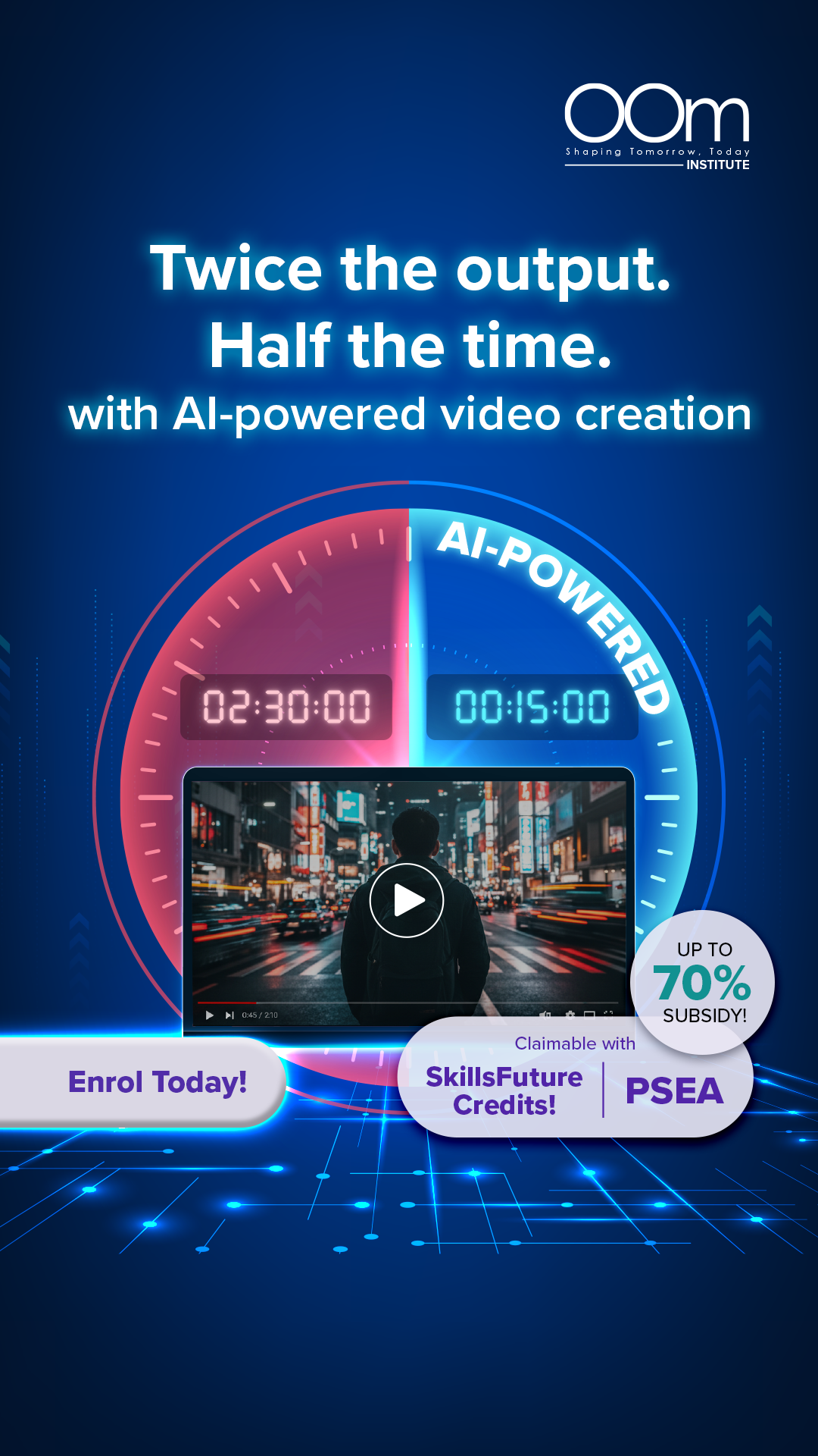 OOm Digital, Tech & AI Institute Facebook ad