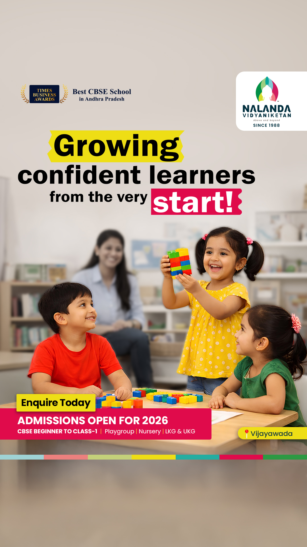 Nalanda Vidyaniketan, Vijayawada Facebook ad