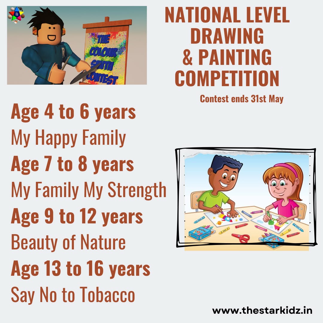 The Star Kidz Facebook ad: National Level Contests For Kids
