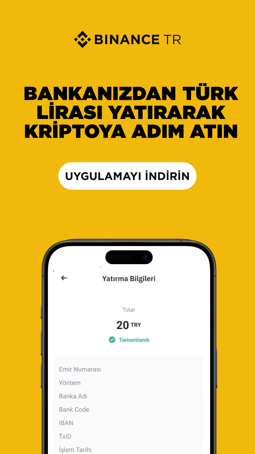 Binance TR Facebook ad