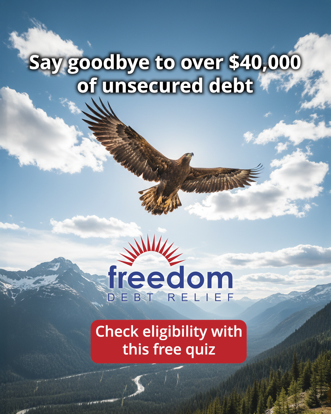 Freedom Debt Relief Facebook ad